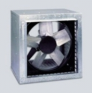 Extractor axial Caja de ventilación helicoidal para extracción en sistemas Jet fan