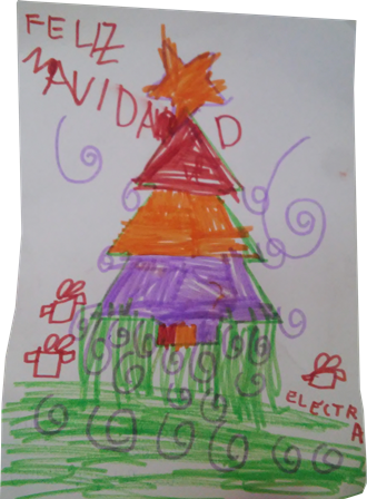 Dibujo de árbol de navidad