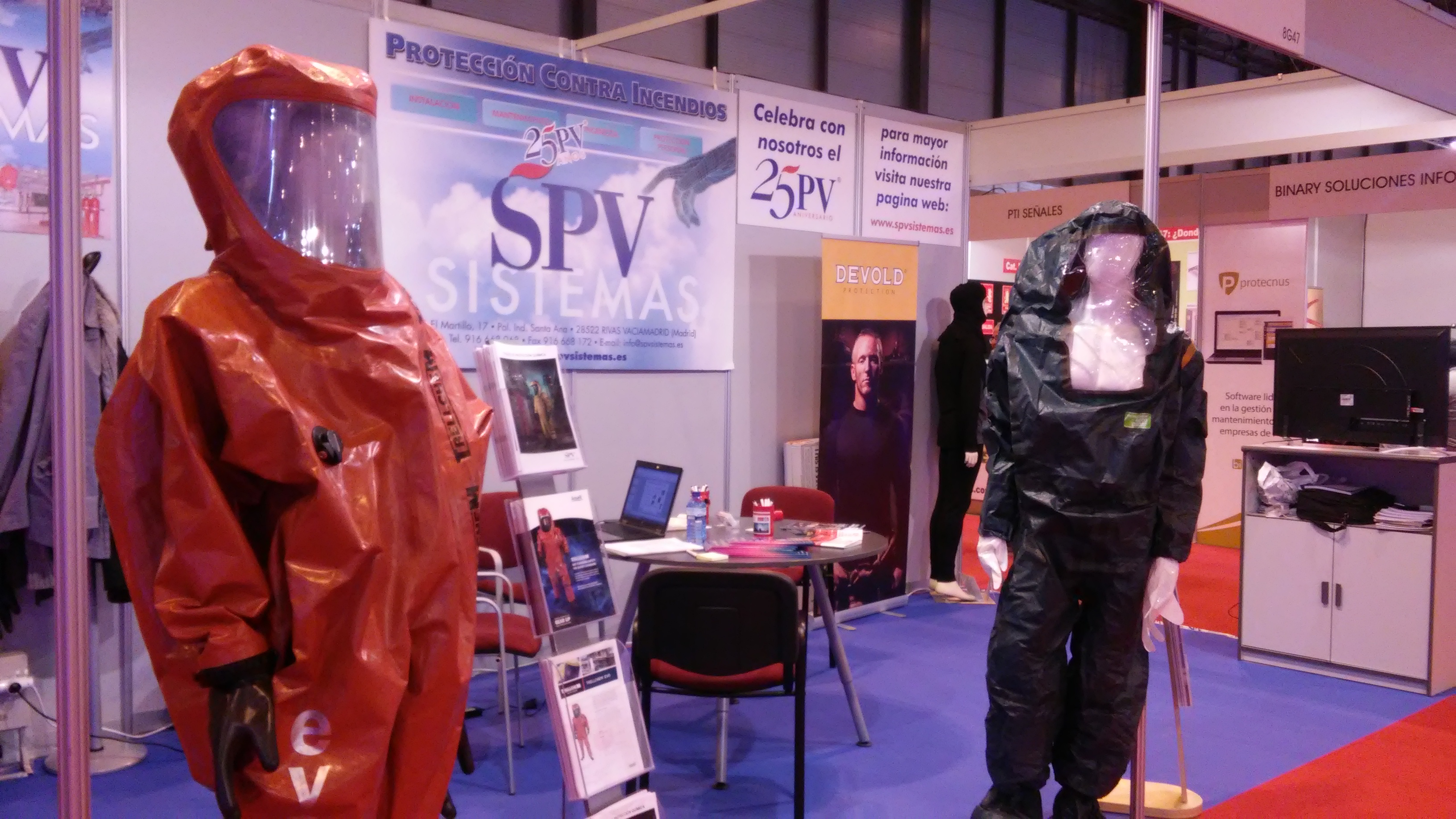 Stand SPV SISTEMAS SICUR 2018 frontal Stand SPV Sistemas SICUR 2018 frontal