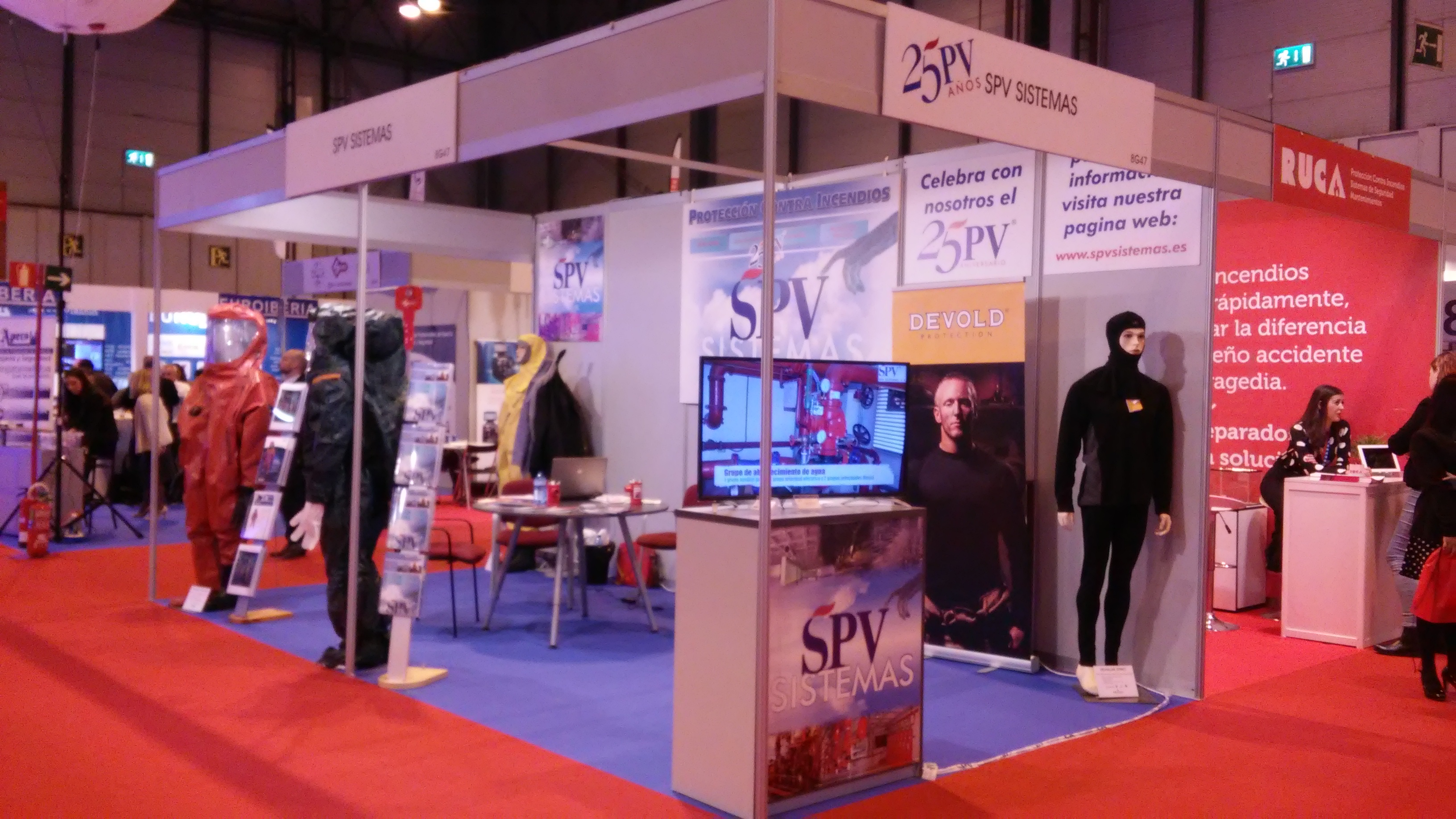 Stand SPV SISTEMAS SICUR 2018 lateral Stand SICUR 2018 lateral