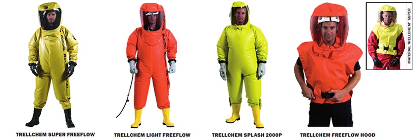 Trajes de protección flujo continuo