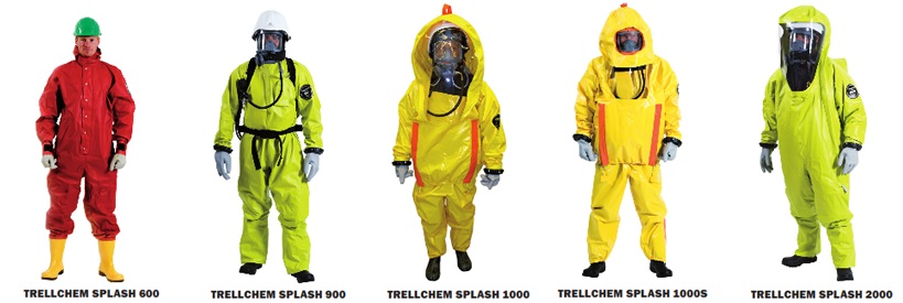 Trajes de protección salpicadura